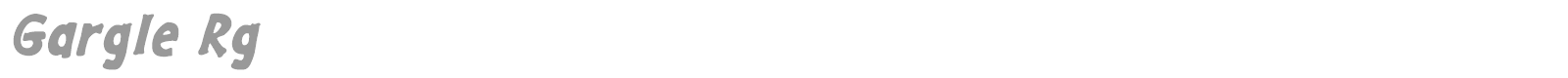 Gargle font preview